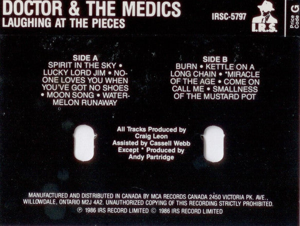 Doctor & The Medics : Laughing At The Pieces (Cass, Album, Dol)