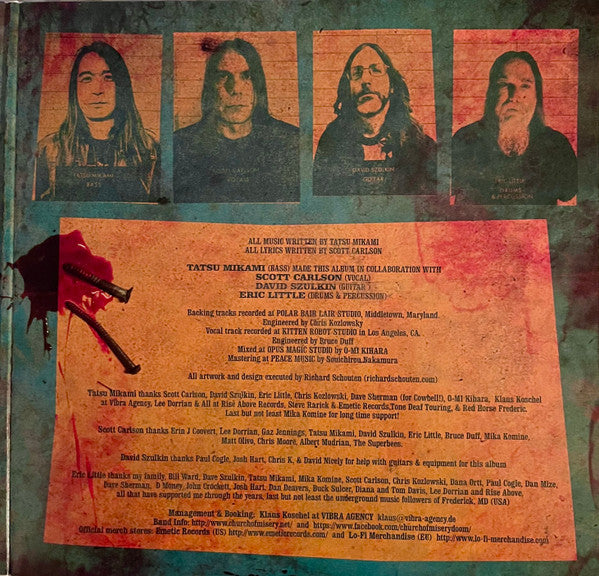 Church Of Misery : And Then There Were None... (LP, Album, Pur)