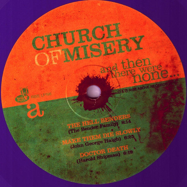Church Of Misery : And Then There Were None... (LP, Album, Pur)