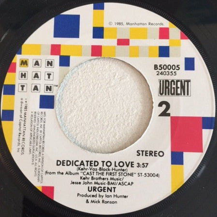 Urgent (2) : Running Back (7", Single)