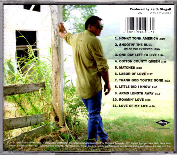 Sammy Kershaw : Labor Of Love (CD, Album, Club)