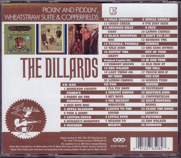 The Dillards : Pickin' & Fiddlin', Wheatstraw Suite and Copperfields (2xCD, Comp, RM)