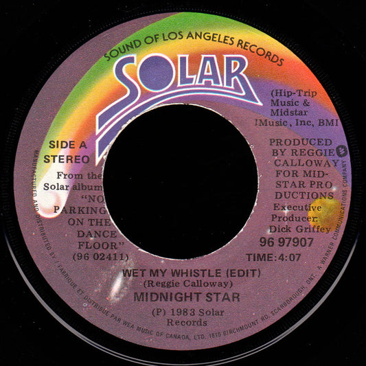 Midnight Star : Wet My Whistle (7")