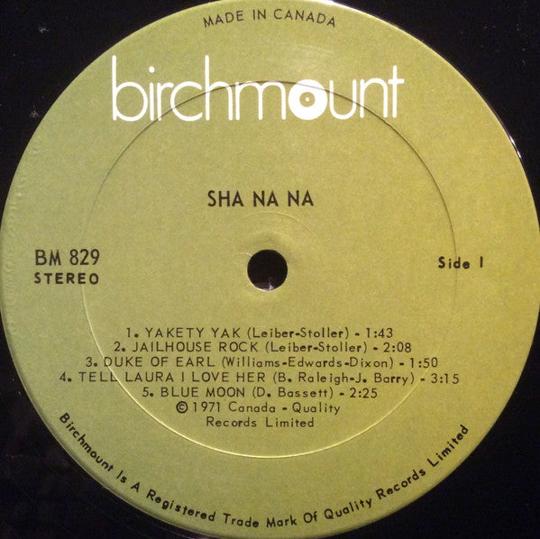 Sha Na Na : Shanana (LP, Album)