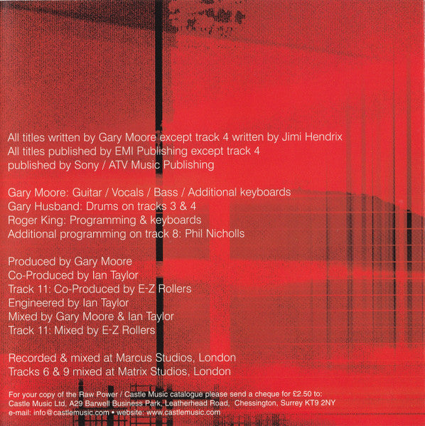 Gary Moore : A Different Beat (CD, Album)