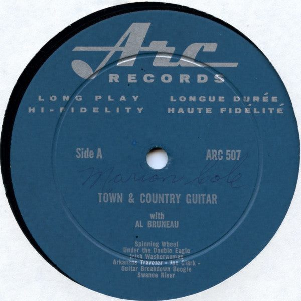 Al Bruneau* : Town & Country Guitar (LP, Album, Mono)