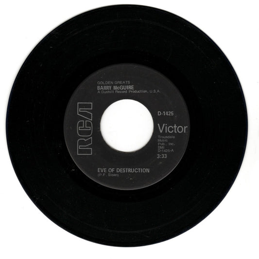 Barry McGuire : Eve of Destruction / Hang On Sloopy (7")