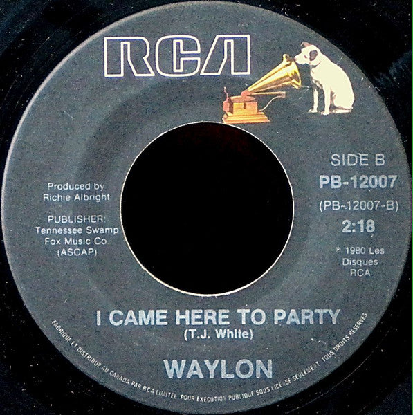 Waylon Jennings : Clyde (7", Single)