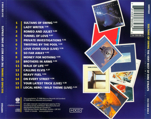 Dire Straits : Sultans Of Swing (The Very Best Of Dire Straits) (HDCD, Comp)