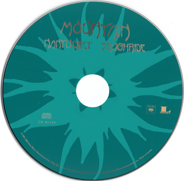 Mountain : Nantucket Sleighride (CD, Album, RE, RM)