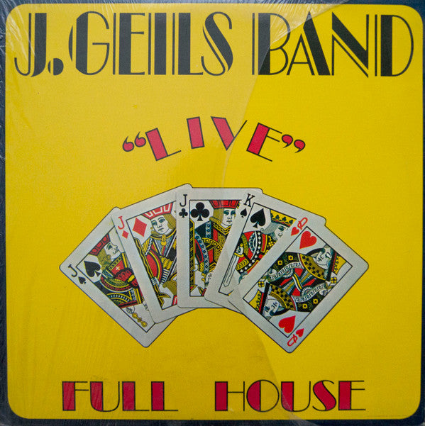 The J. Geils Band : "Live" Full House (LP, Album, RE)