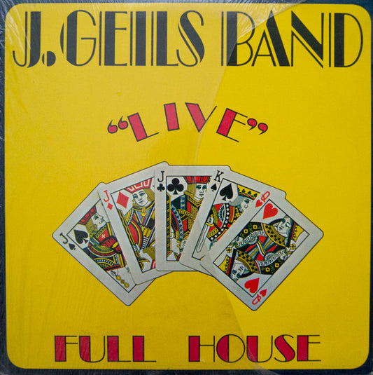 The J. Geils Band : "Live" Full House (LP, Album, RE)