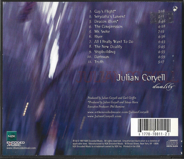 Julian Coryell : Duality (CD, Album, Q-P)