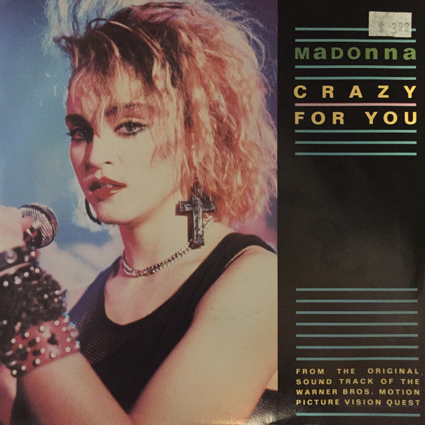 Madonna : Crazy For You (7", Bla)