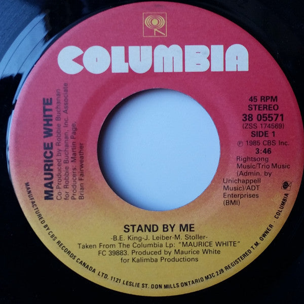 Maurice White : Stand By Me (7", Single)