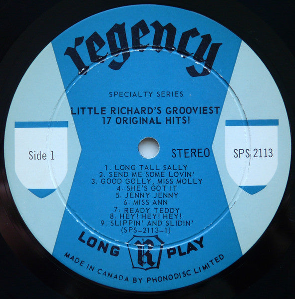 Little Richard : Little Richard's Grooviest 17 Original Hits! (LP, Comp)