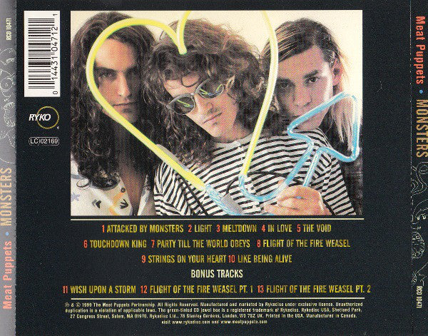 Meat Puppets : Monsters (CD, Album, Enh, RE, RM)