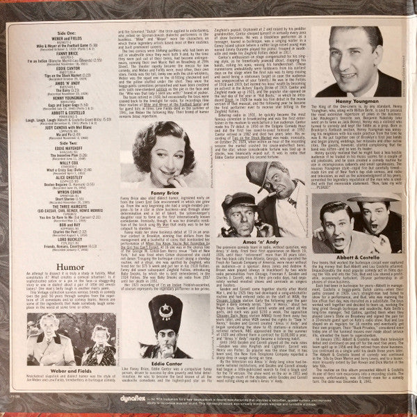 Various : The Golden Age Of Comedy (LP, Comp)