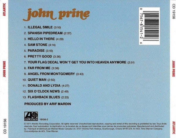 John Prine : John Prine (CD, Album, RE)