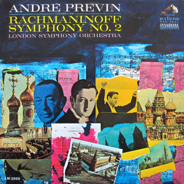 André Previn Conducts Sergei Rachmaninoff, London Symphony Orchestra : Symphony No. 2 (LP, Album, Mono)