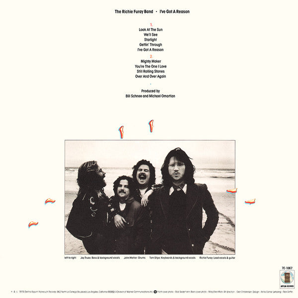 The Richie Furay Band : I've Got A Reason (LP, Album, CSM)