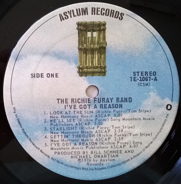 The Richie Furay Band : I've Got A Reason (LP, Album, CSM)