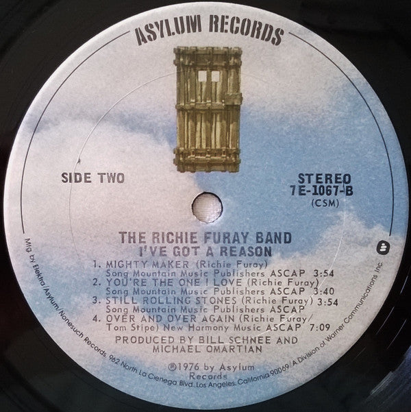 The Richie Furay Band : I've Got A Reason (LP, Album, CSM)
