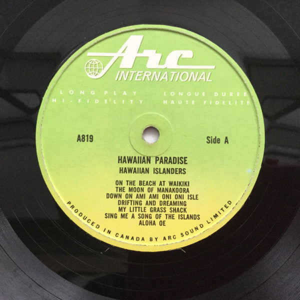 The Hawaiian Islanders : Hawaiian Paradise (LP)