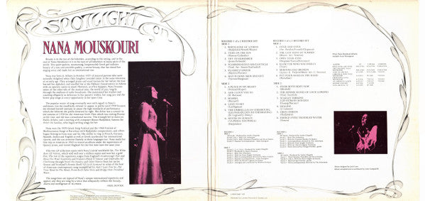 Nana Mouskouri : Spotlight On (2xLP, Comp, Red)