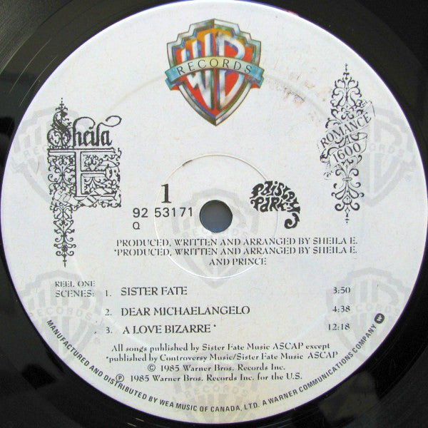 Sheila E. : Romance 1600 (LP, Album)