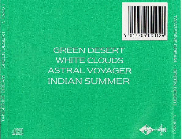 Tangerine Dream : Green Desert (CD, Album, RE)