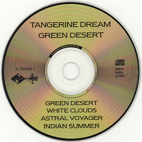 Tangerine Dream : Green Desert (CD, Album, RE)