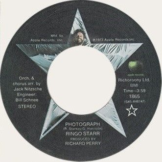 Ringo Starr : Photograph (7", Single)