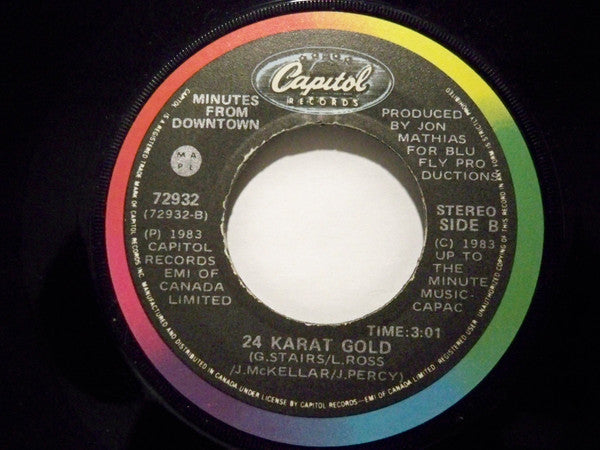 Minutes From Downtown : Heaven Street (7", Single)