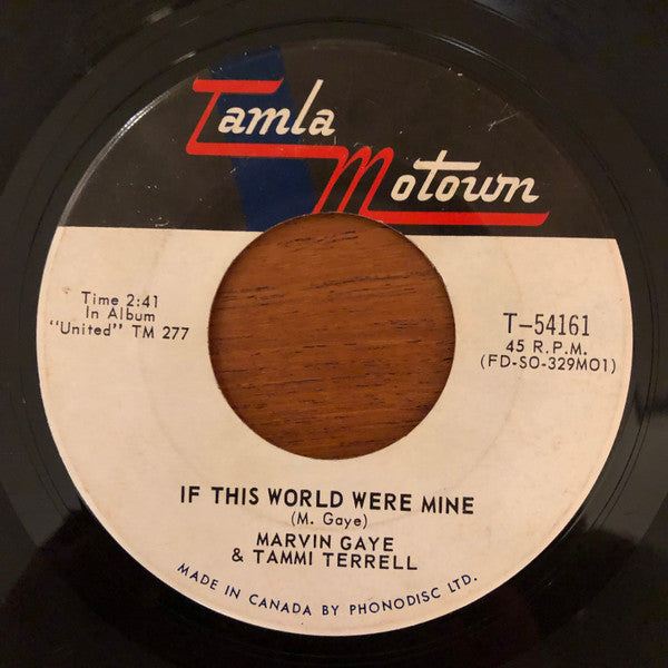 Marvin Gaye & Tammi Terrell : If I Could Build My Whole World Around You (7", Single, Mono)