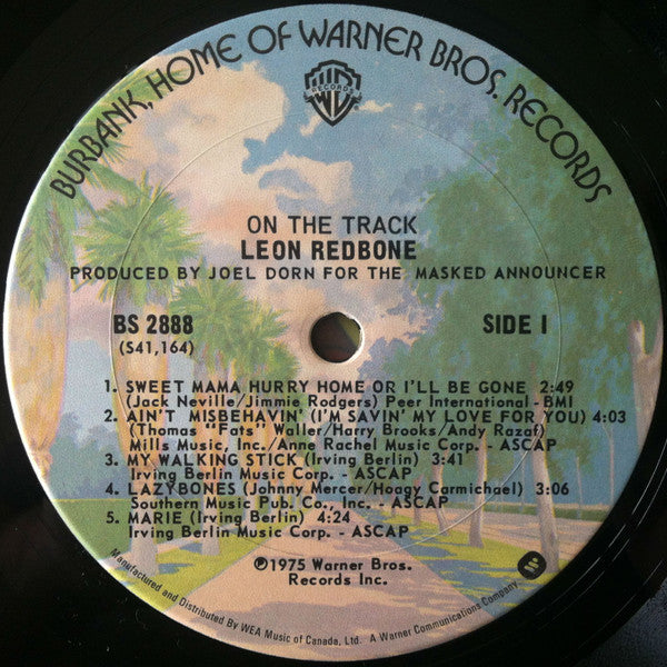 Leon Redbone : On The Track (LP, Album)