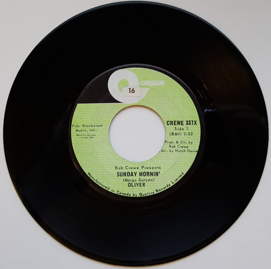 Oliver (6) : Sunday Mornin' / Letmekissyouwithadream (7", Single)