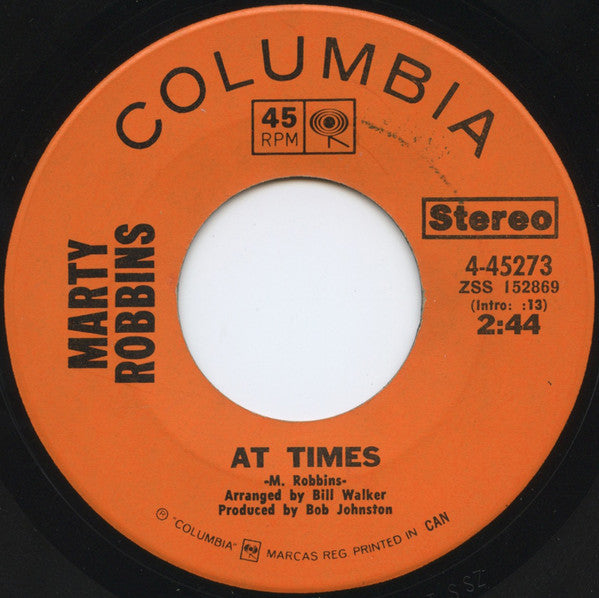 Marty Robbins : Padre  (7", Single)