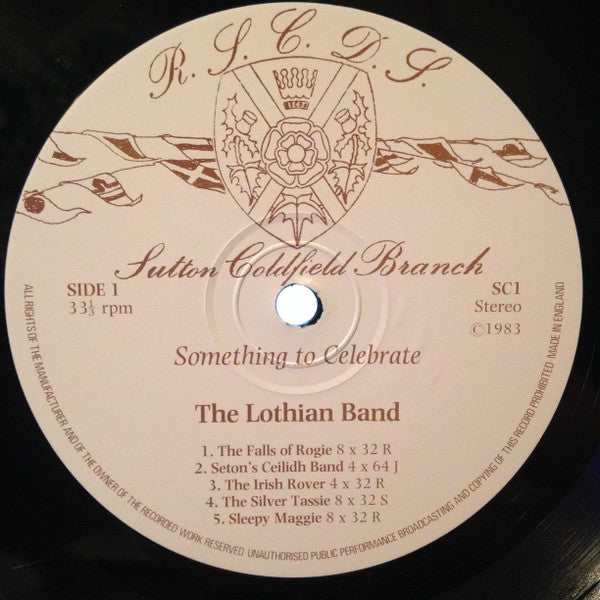 The Lothian Band* : Something To Celebrate (LP, Album)