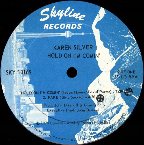 Karen Silver : Hold On I'm Comin' (LP, Album)
