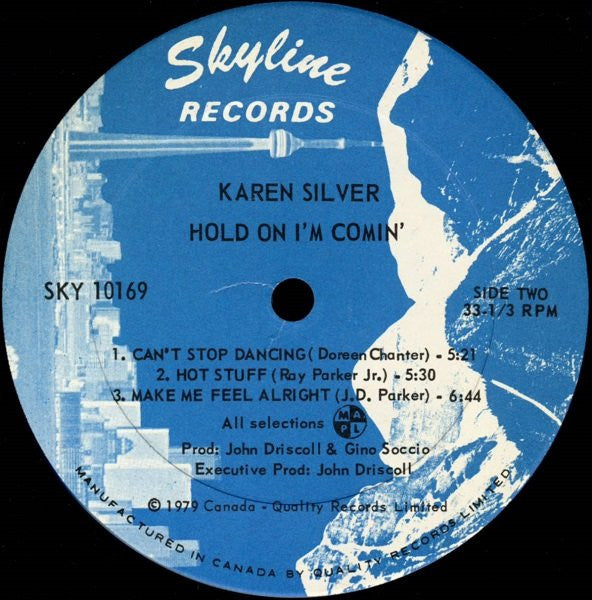 Karen Silver : Hold On I'm Comin' (LP, Album)