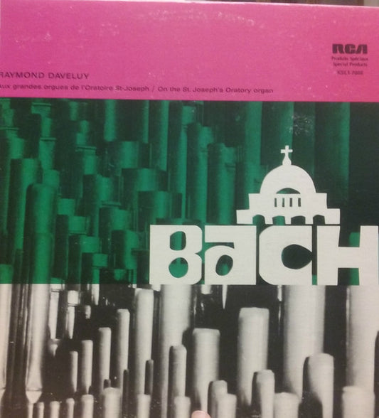 Johann Sebastian Bach - Raymond Daveluy : Bach (LP, Album, RE)