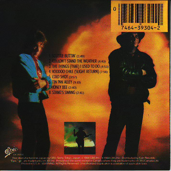 Stevie Ray Vaughan And Double Trouble* : Couldn't Stand The Weather (CD, Album)