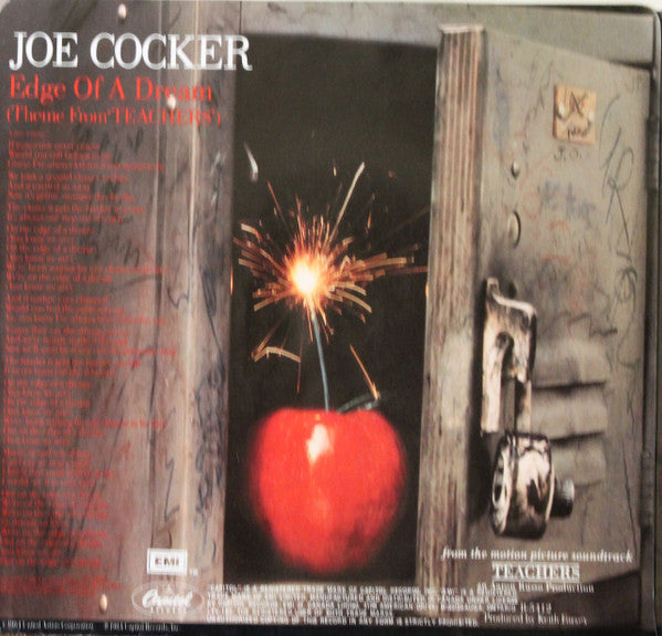 Joe Cocker : Edge Of A Dream (Theme From 'Teachers') (7", Single)