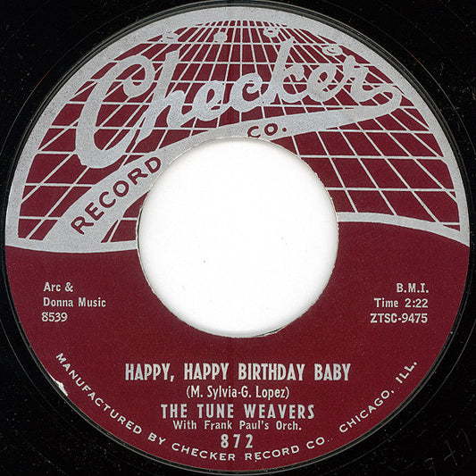 The Tune Weavers / Paul Gayten : Happy, Happy Birthday Baby / Yo, Yo, Walk (7", Single, Styrene)