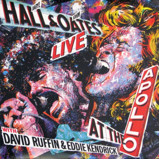 Daryl Hall & John Oates With David Ruffin & Eddie Kendricks : Live At The Apollo (LP, Album)