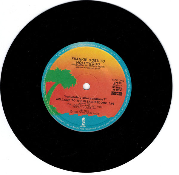 Frankie Goes To Hollywood : Welcome To The Pleasuredome (7", Single)