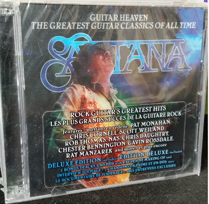 Santana : Guitar Heaven: The Greatest Guitar Classics Of All Time (CD, Album + DVD-V, NTSC + Dlx)