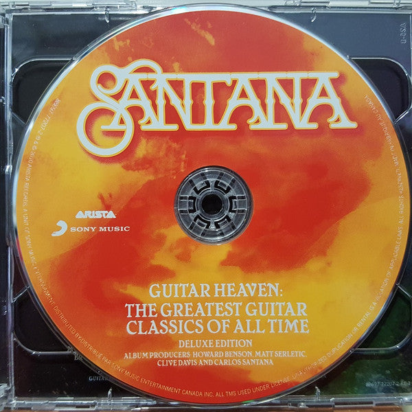 Santana : Guitar Heaven: The Greatest Guitar Classics Of All Time (CD, Album + DVD-V, NTSC + Dlx)