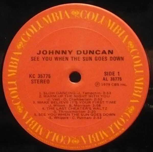 Johnny Duncan (3) : See You When The Sun Goes Down (LP, Album)